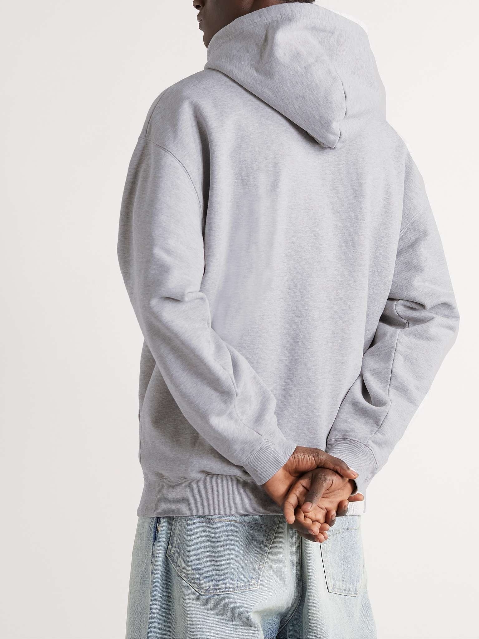Logo-Embroidered Cotton-Jersey Hoodie - 8