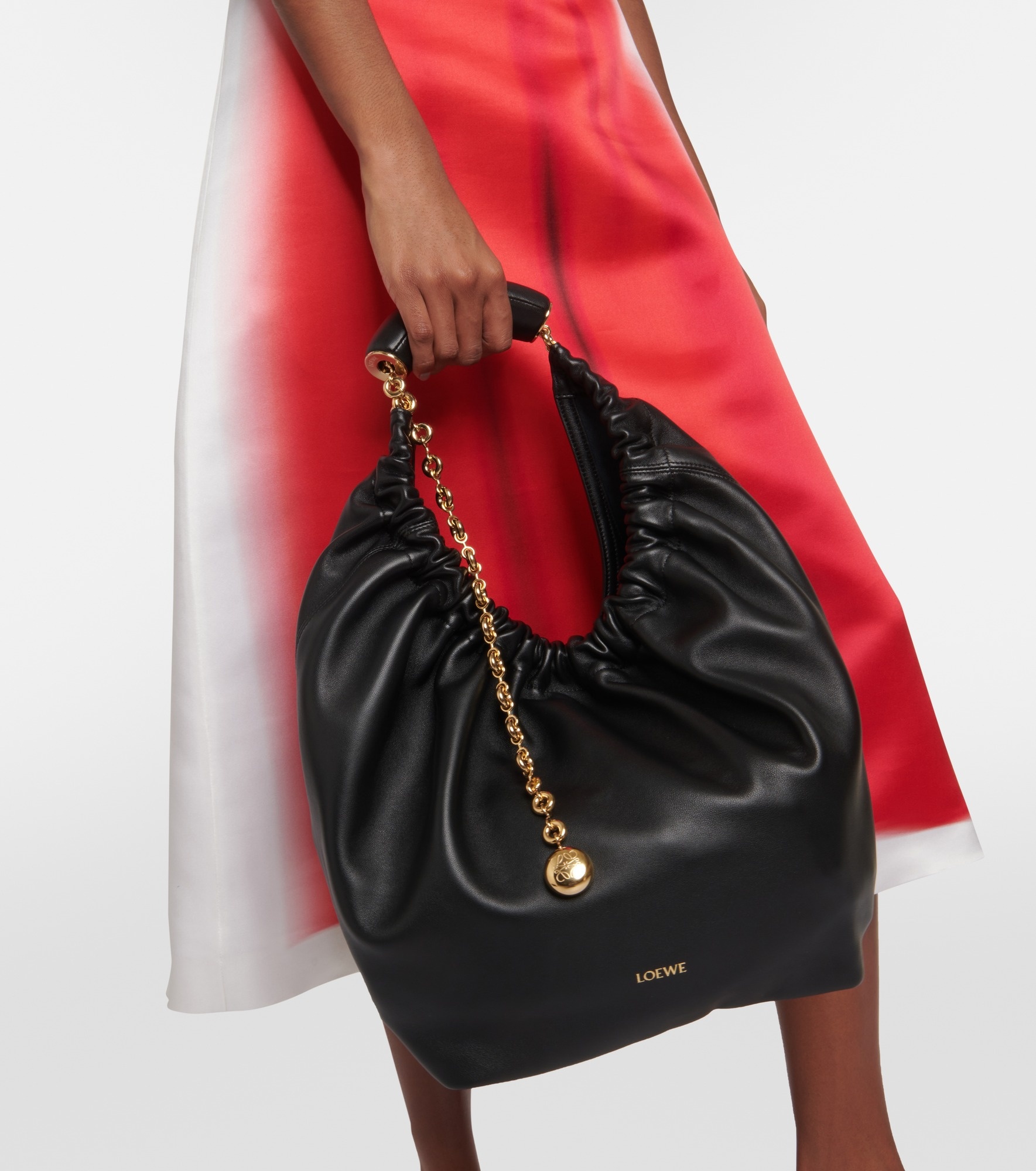 Squeeze Medium leather shoulder bag - 7