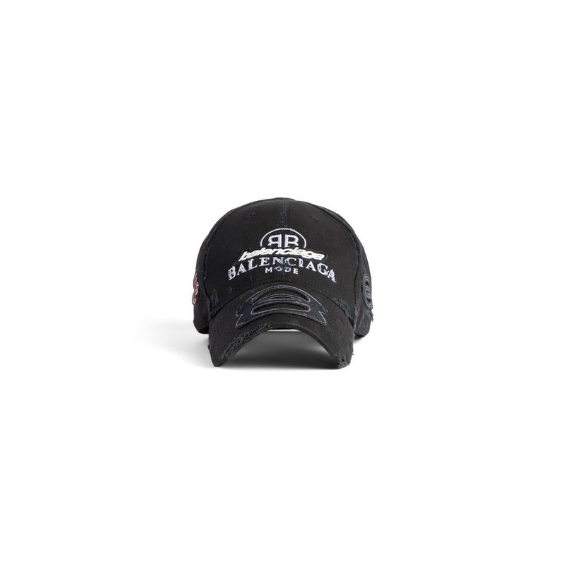 Men's Upcycled Cap in Black 1