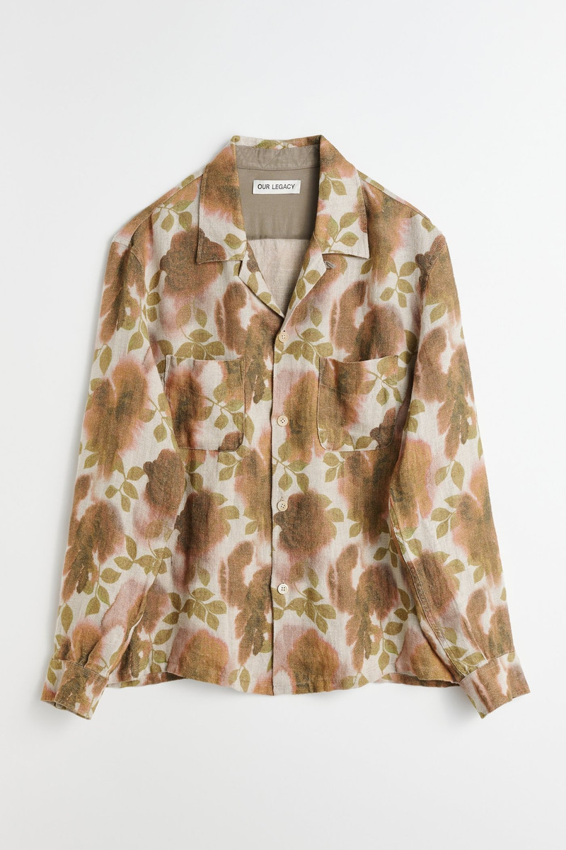 Our Legacy Heusen Shirt Minuo Flower Print outlook