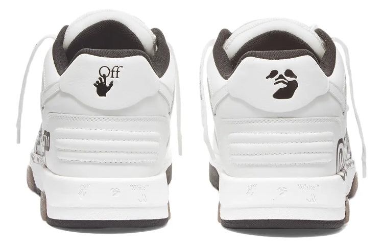 Off-White Out Of Office Low-Top For Walking Sneaker 'White Black' OMIA189S22LEA0040110 - 4