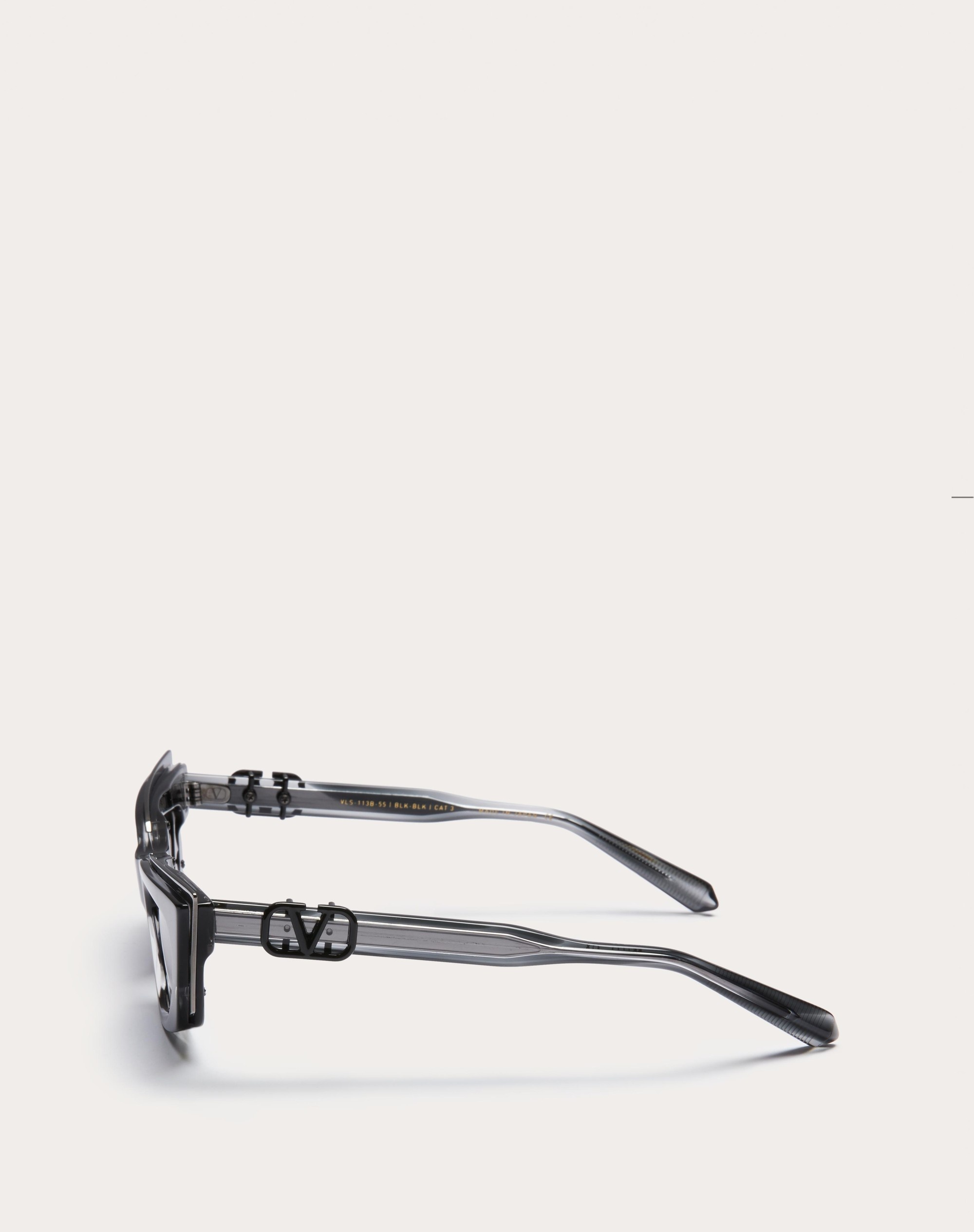 V - GOLDCUT I SCULPTED THICKSET ACETATE FRAME WITH TITANIUM INSERT - 3