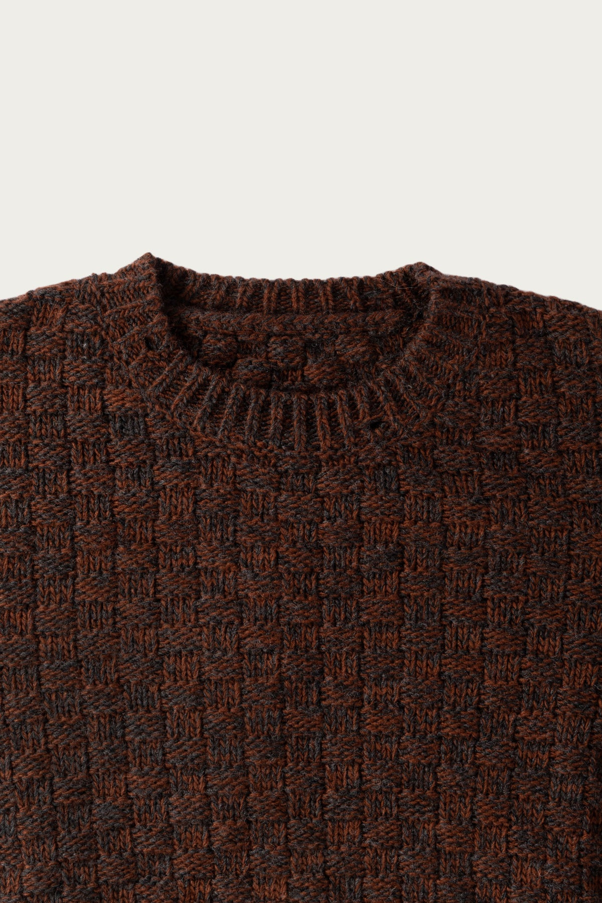 Patterned Sweater - Grey/Orange - 2