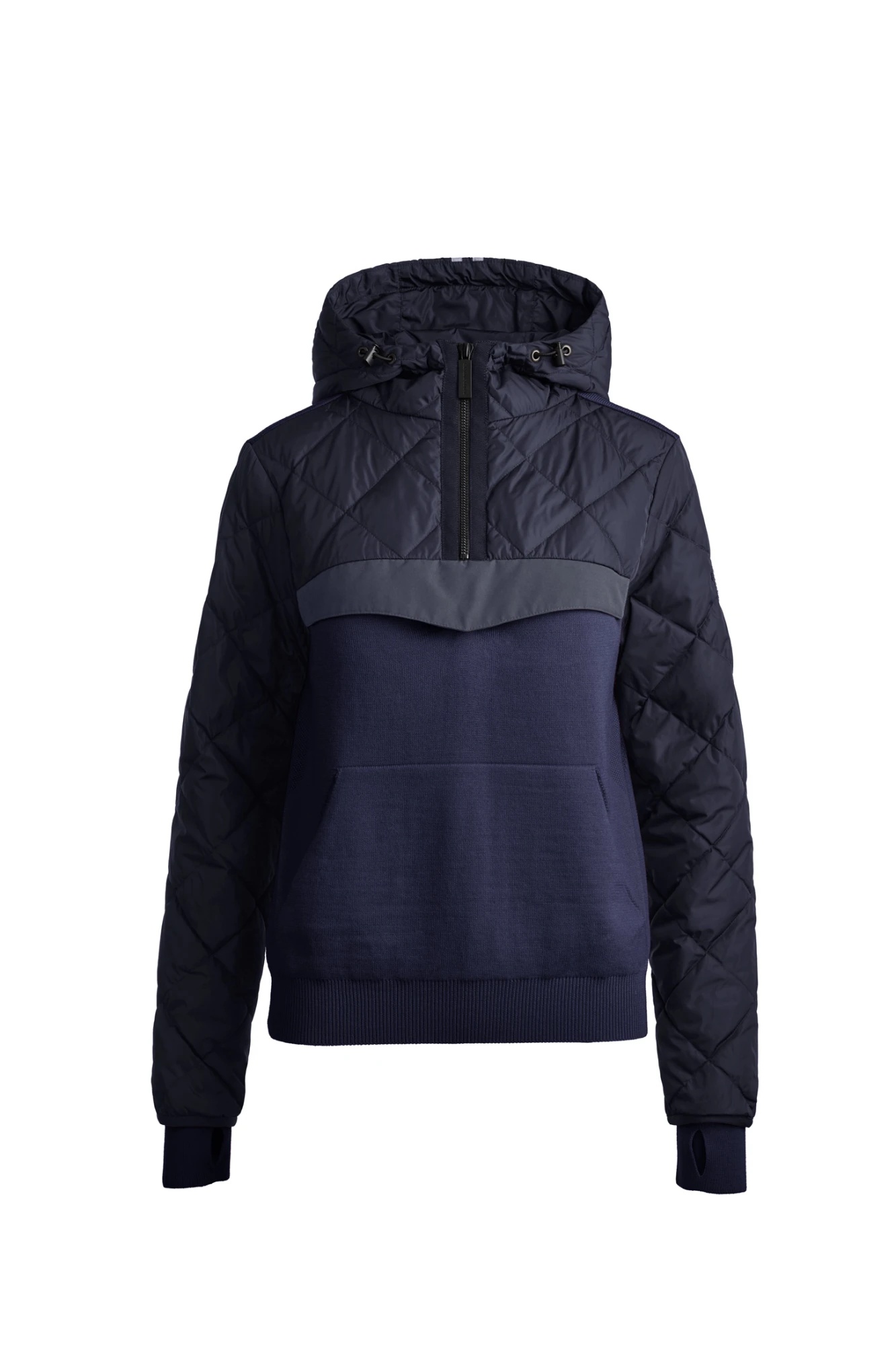 HYBRIDGE KNIT ANORAK BLACK LABEL - 1