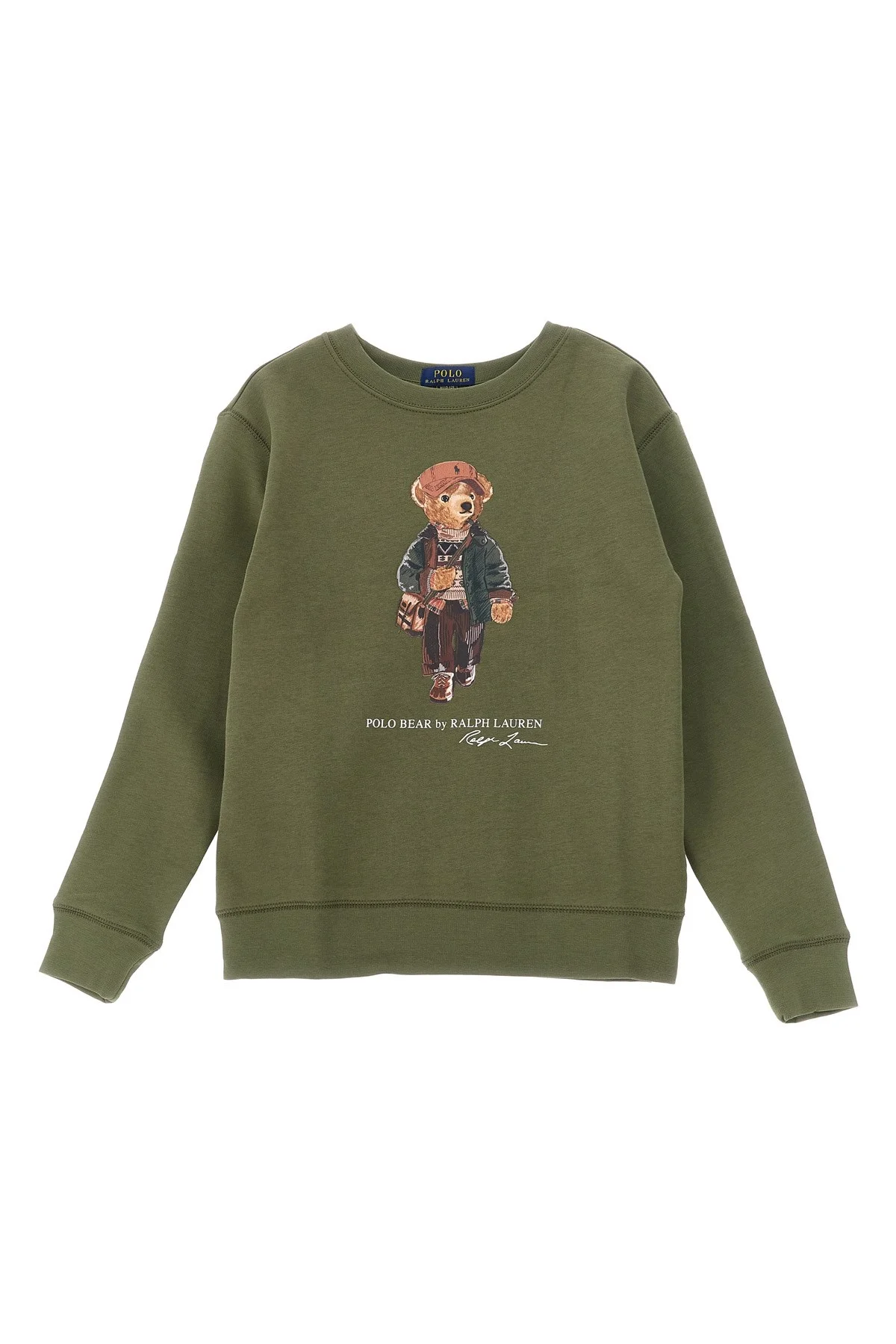 'Polo Bear' Print Sweatshirt - 1