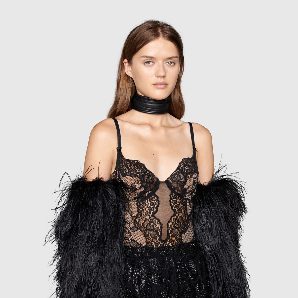 Flower lace bodysuit - 6