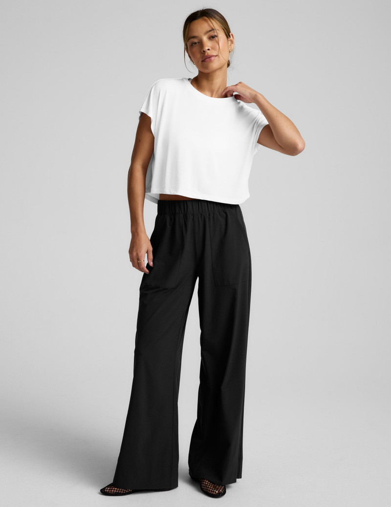 BEYOND YOGA Studio Luxe Cropped Tee outlook