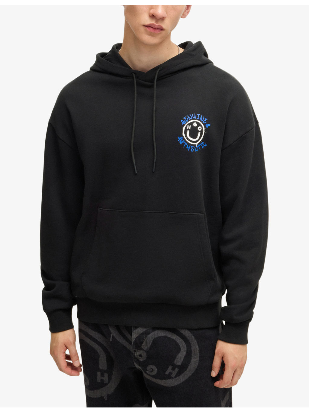 Graphic-print relaxed-fit cotton-jersey hoody - 3