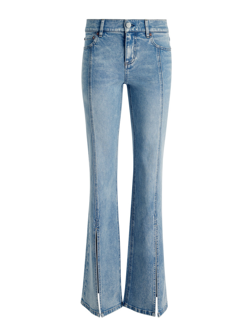 SEDONA LOW RISE CENTER FRONT SLITS FLARE JEAN 1