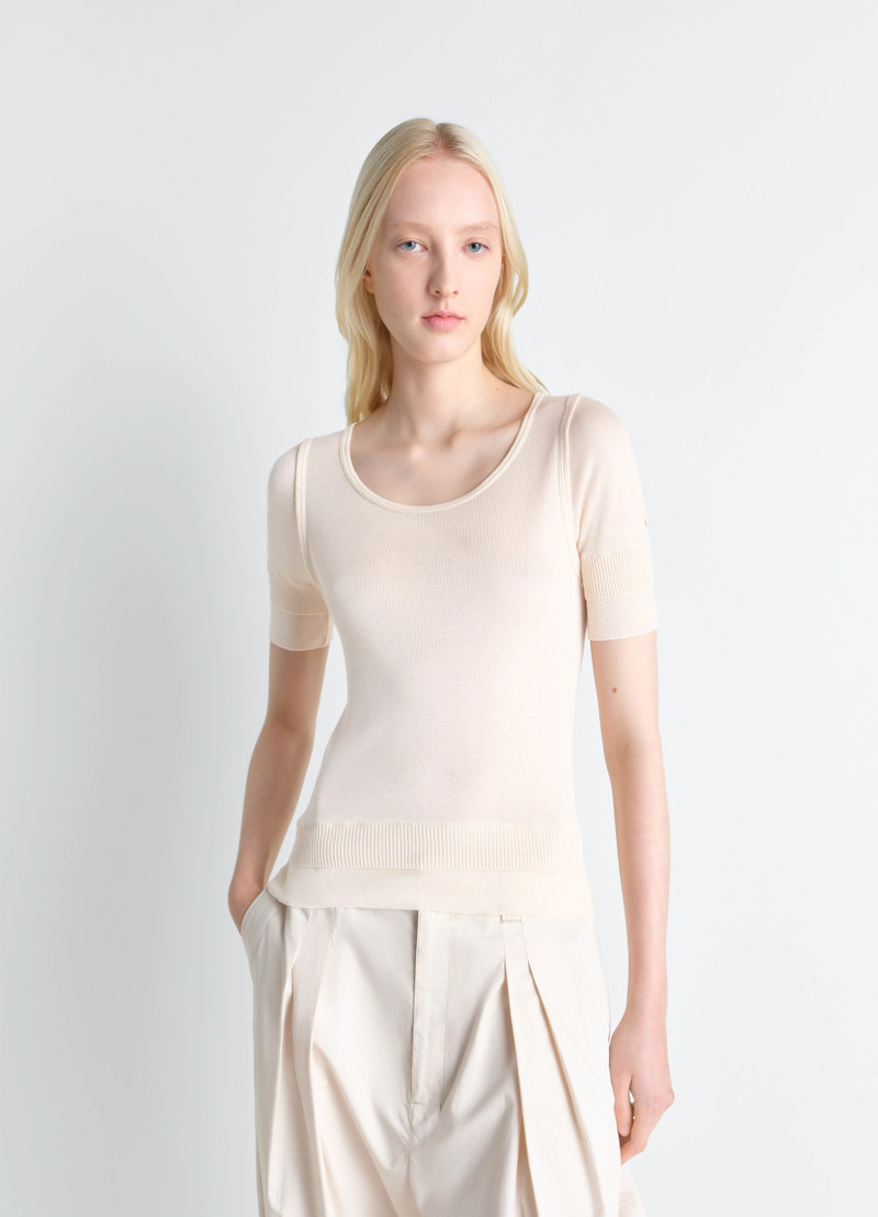 Lemaire SEAMLESS TROMPE L'OEIL TOP IN VISCOSE SILK outlook