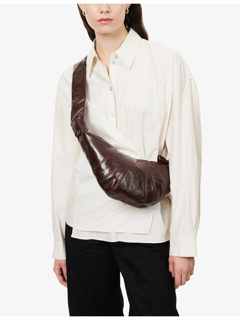 Lemaire Medium Croissant Leather Shoulder Bag outlook
