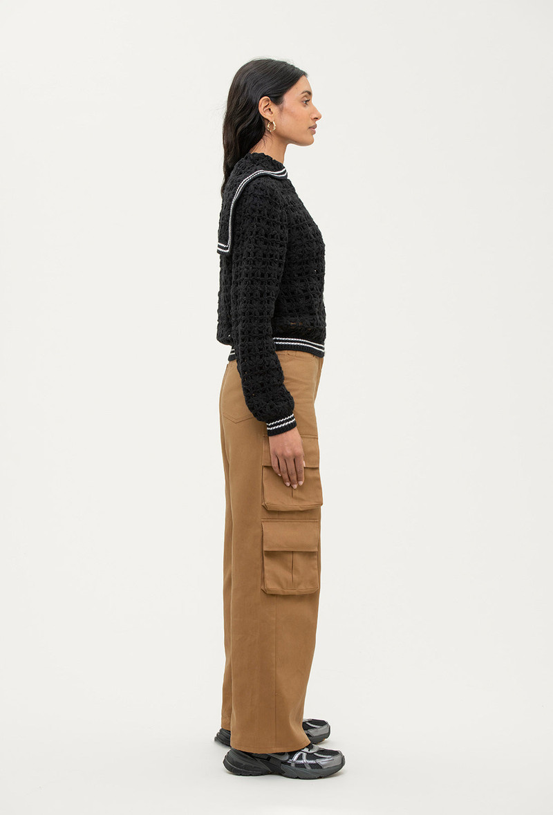 Magic Cardigan - Black/Cream 5