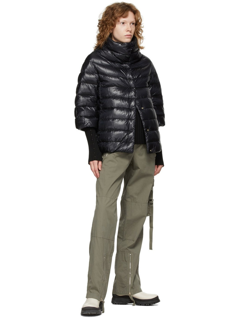Herno Black Down Aminta Jacket outlook