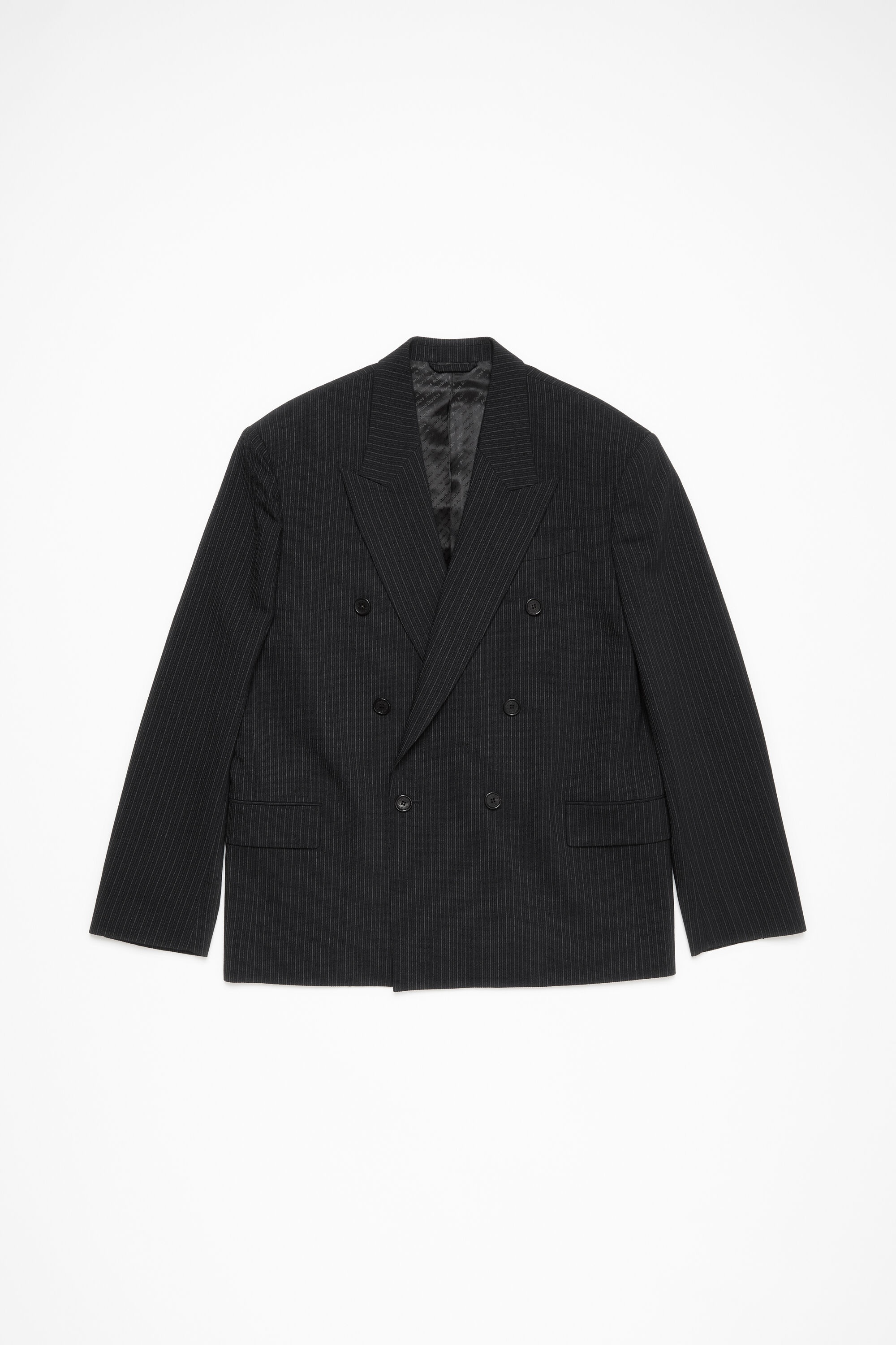 Relaxed fit suit jacket - Black - 6