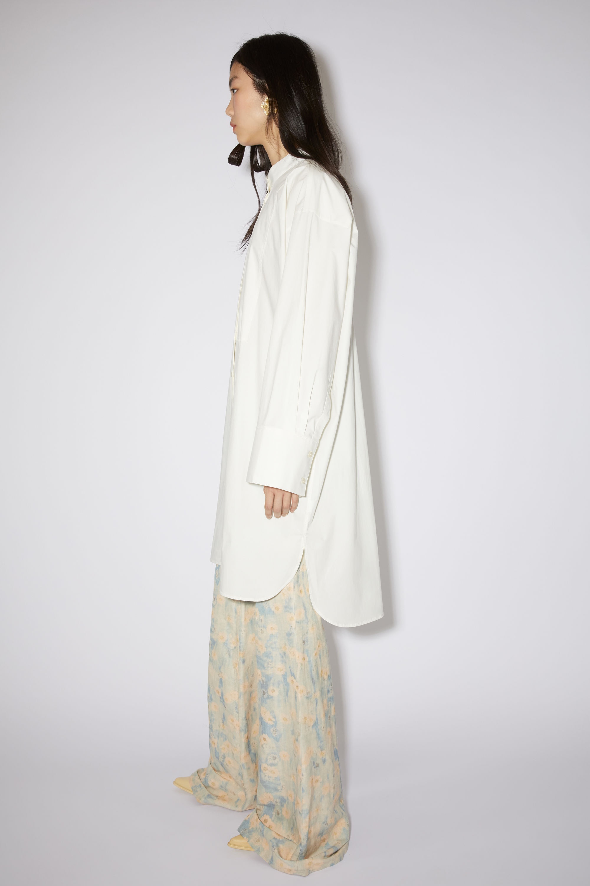 Shirt dress - White - 4