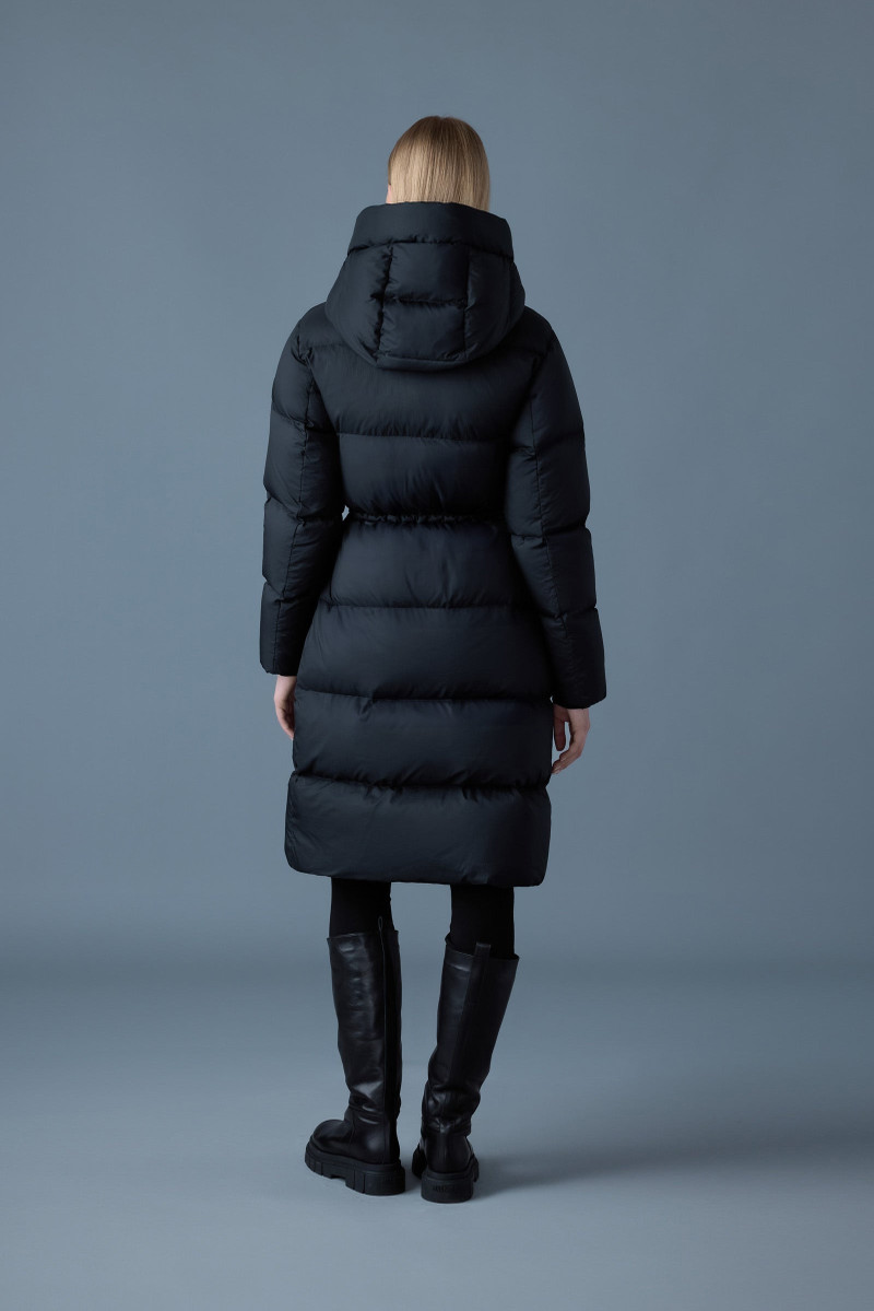 ISHANI-SW Softwash long down coat with hood 5