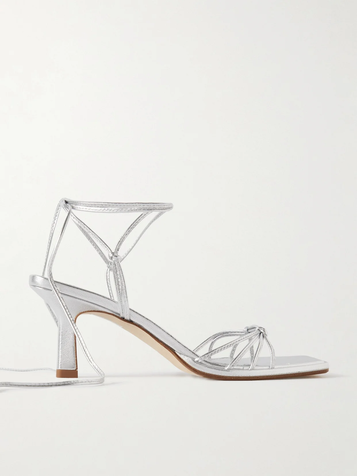 Roda Metallic Leather Sandals - 1
