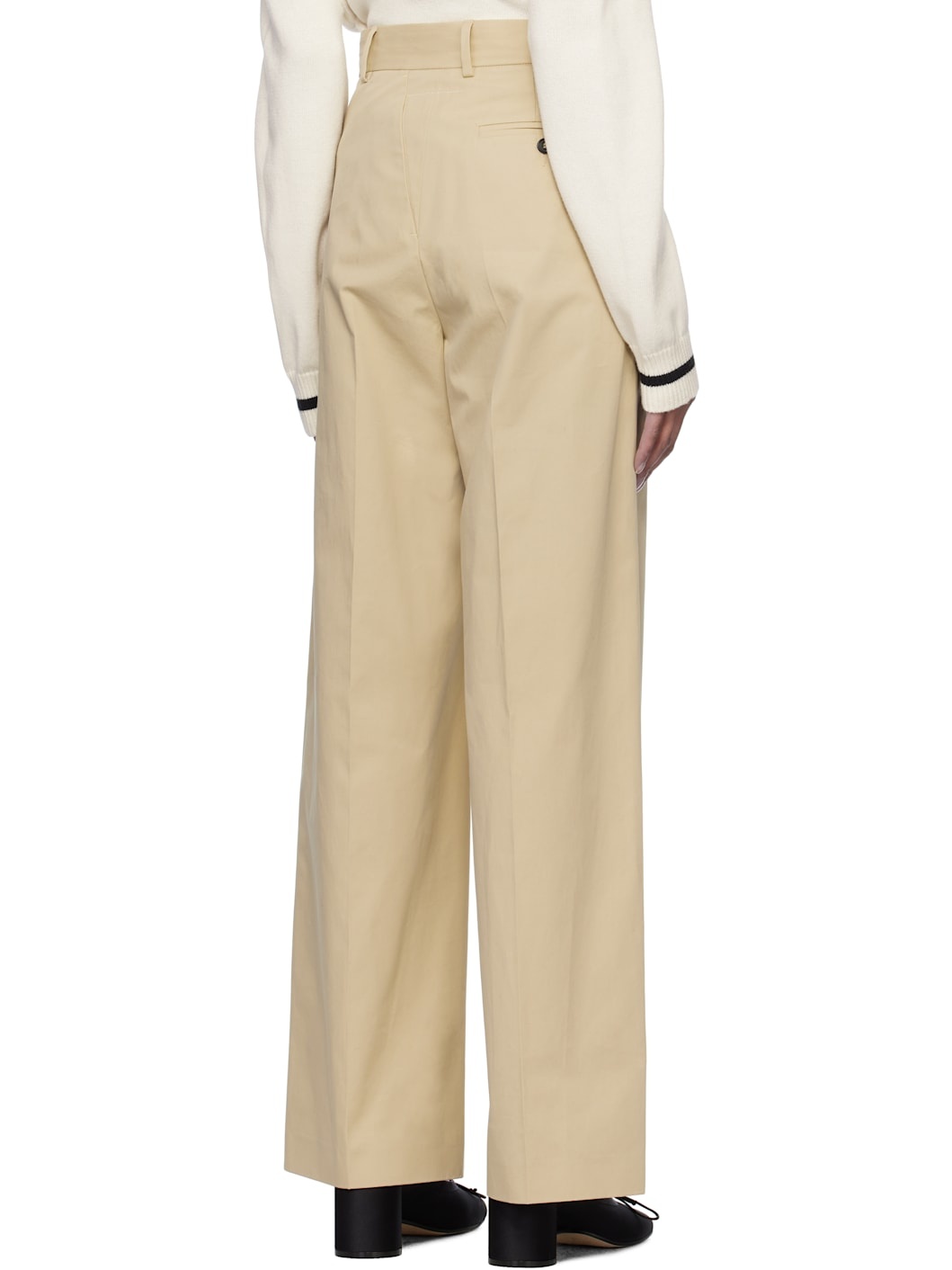 Tan Tailoring Twisted Trousers - 3