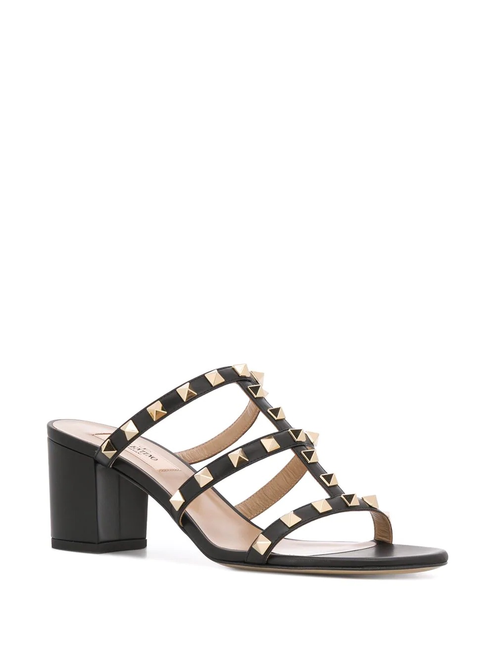 Rockstud leather sandals - 2