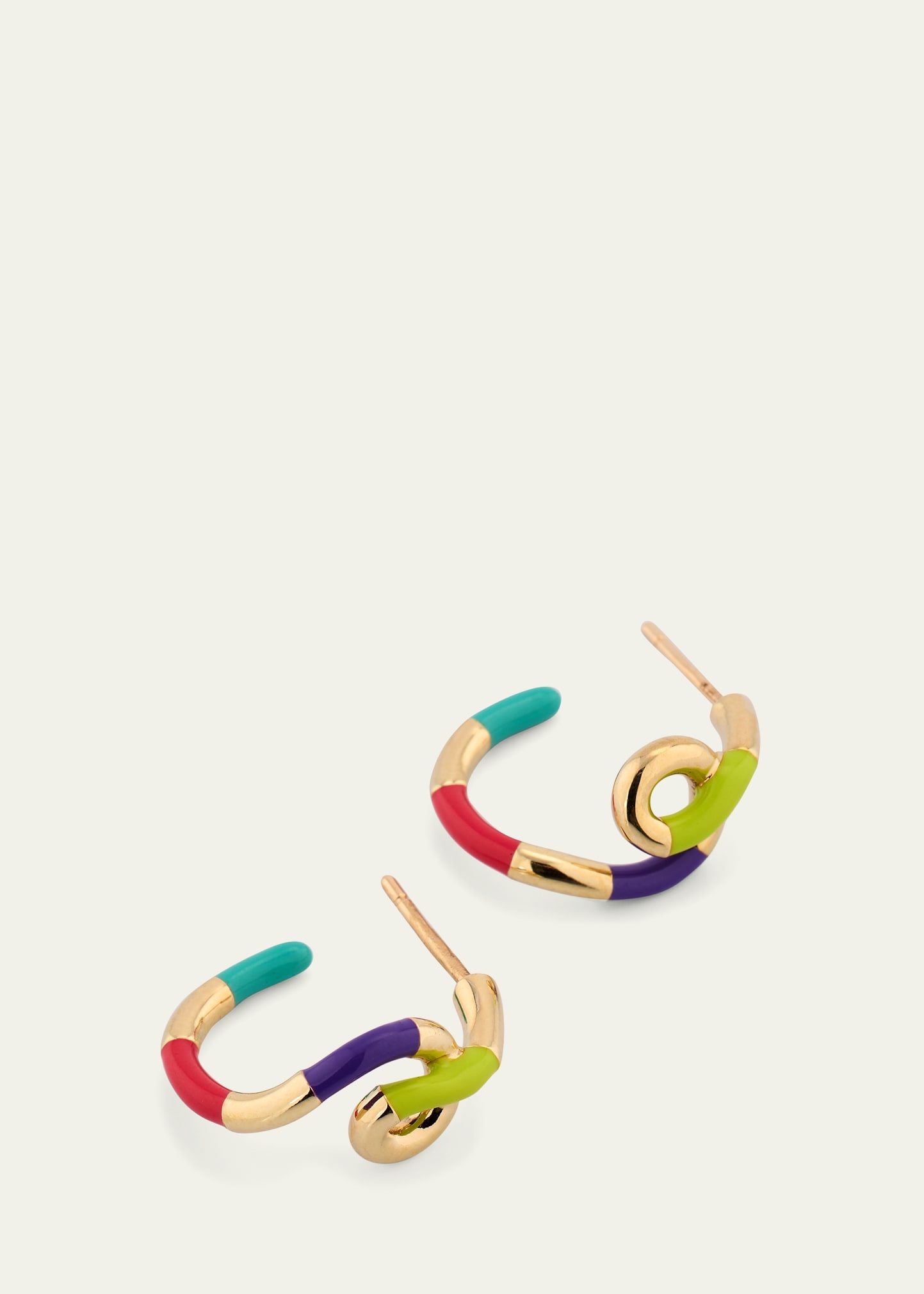 Multi Frequency Hoop Earrings - 3
