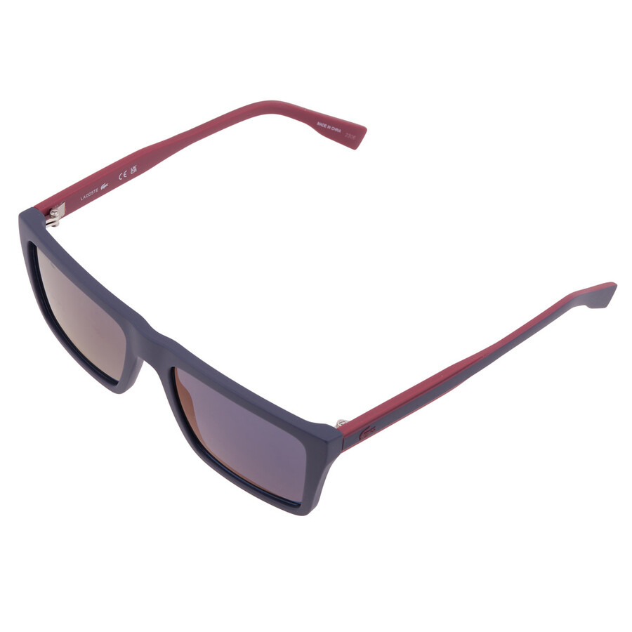 Lacoste Blue Rectangular Men's Sunglasses L6009S 424 56 - 3