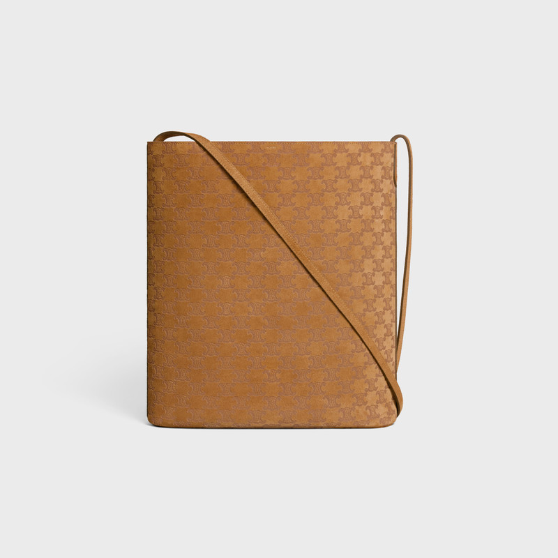 BUCKET in SUEDE CALFSKIN WITH TRIOMPHE ALL OVER 3