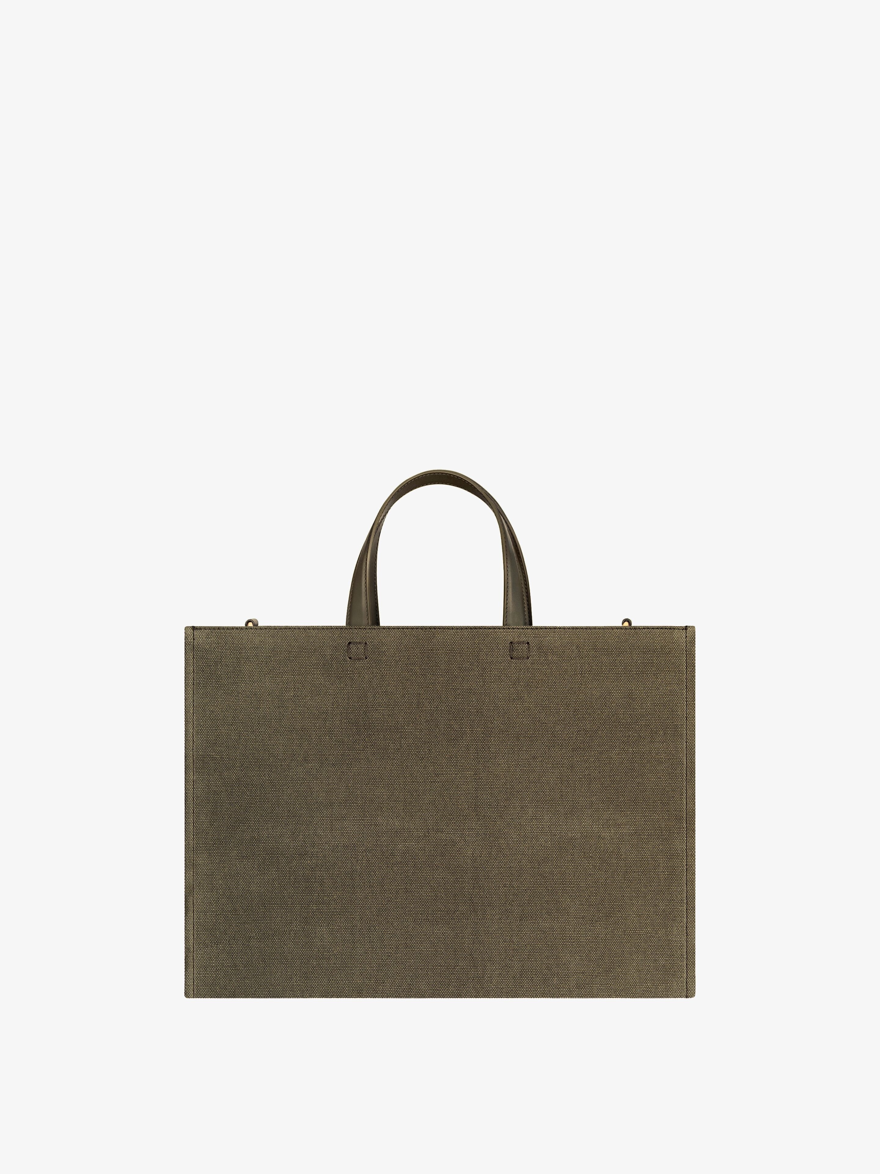 MEDIUM G-TOTE SHOPPING BAG IN CANVAS - 4