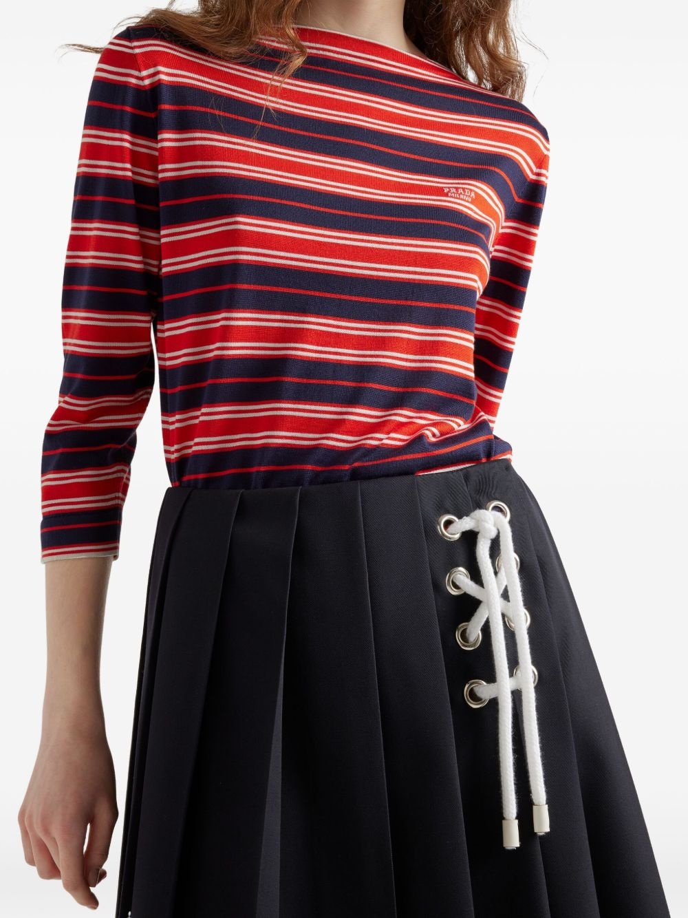 striped T-shirt - 4