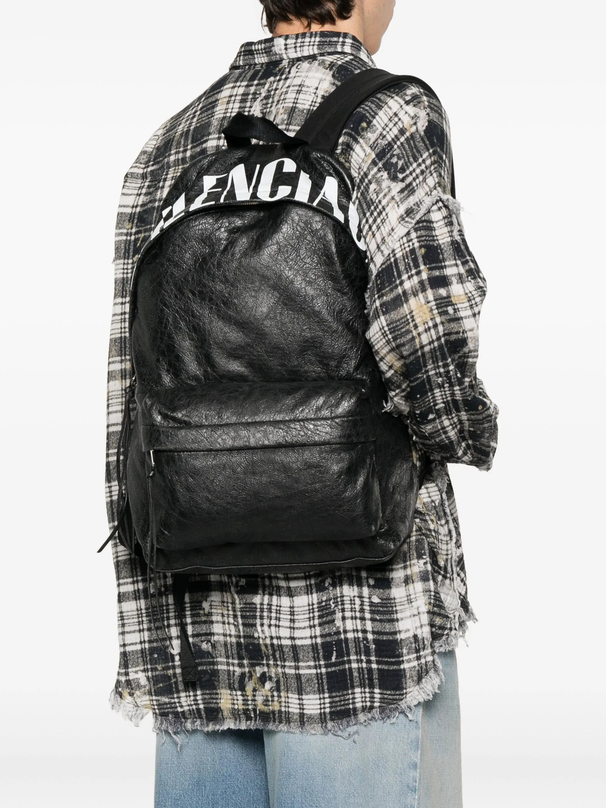 Balenciaga Leather Logo-detail Backpack - 2