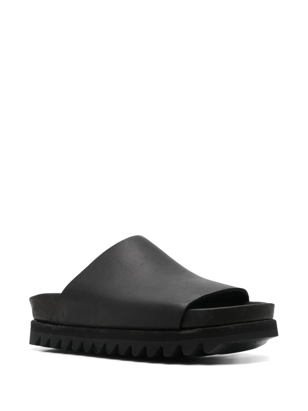 leather slides - 2