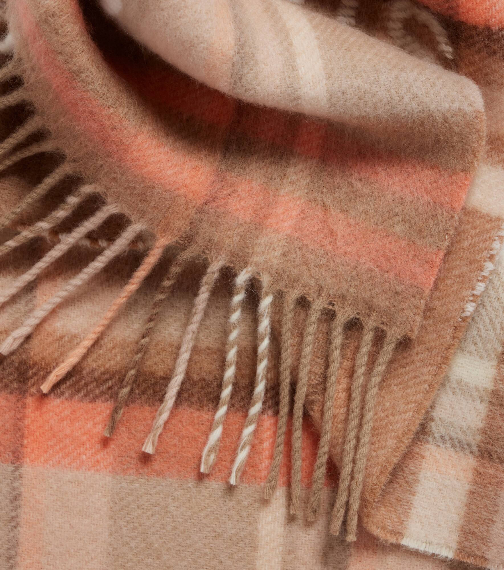 Venus 1996 jacquard wool scarf - 4