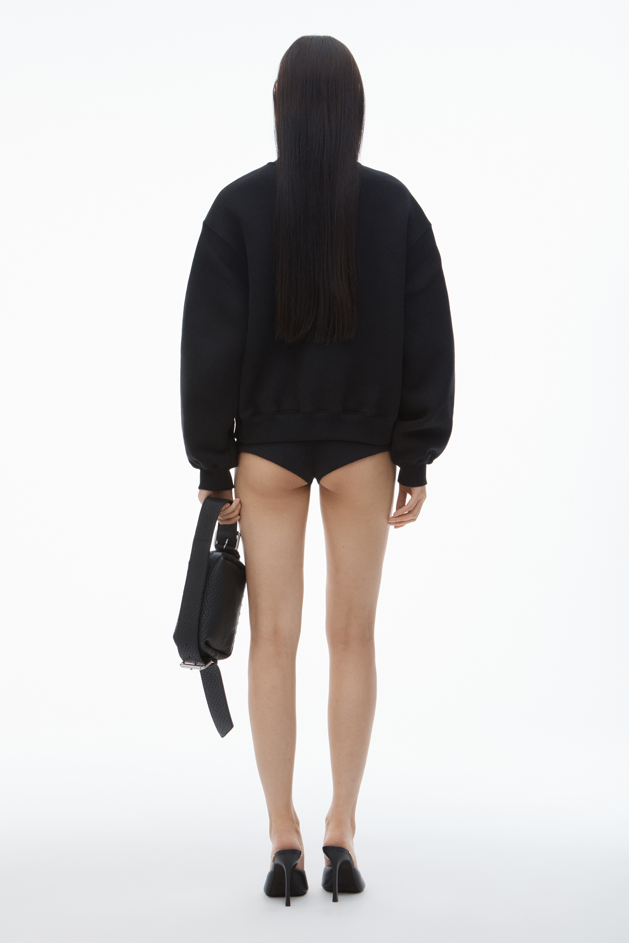 PUFF LOGO SWEATSHIRT IN STRUCTURED TERRY - 4