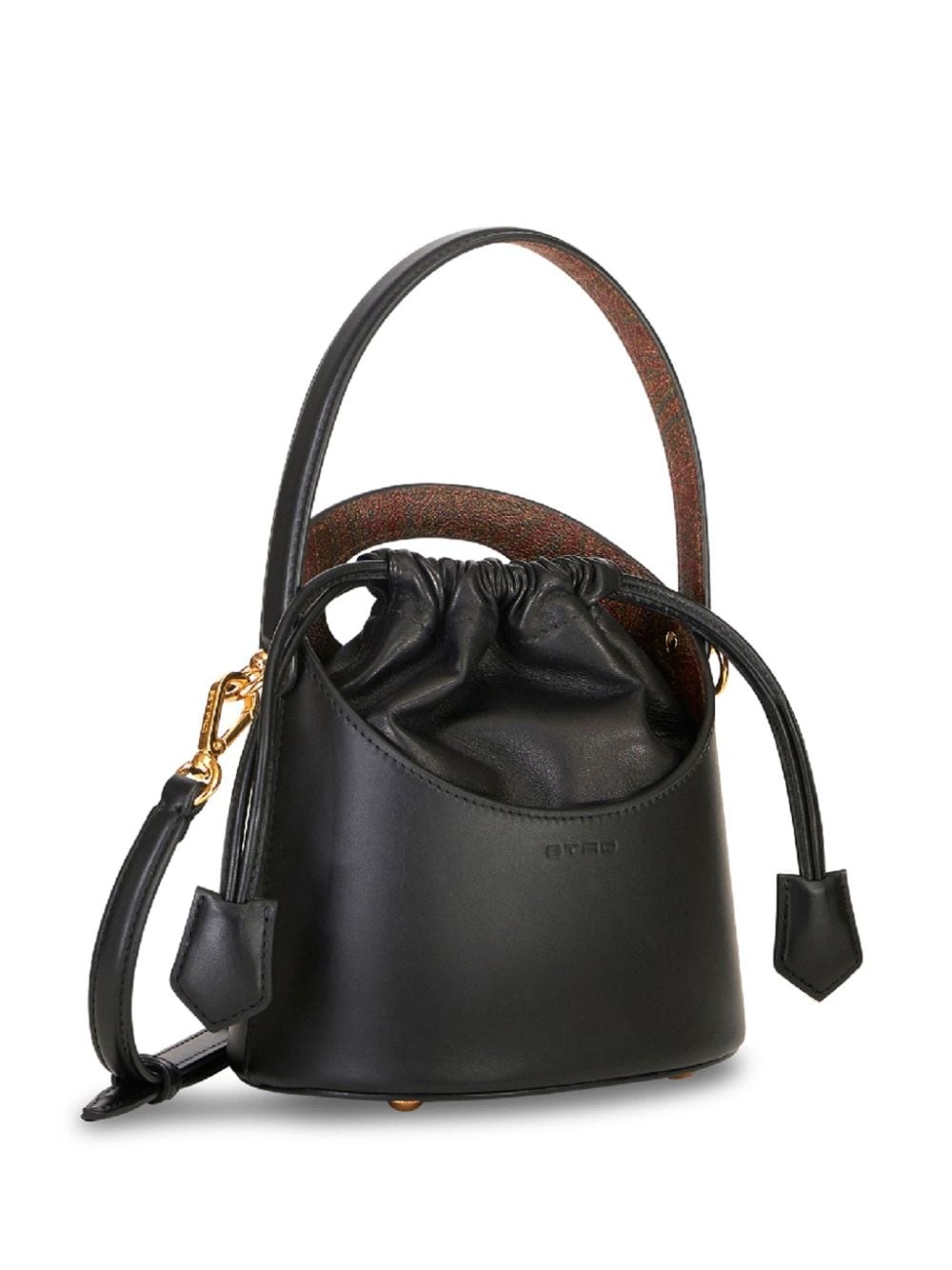 Saturno leather bucket bag - 4