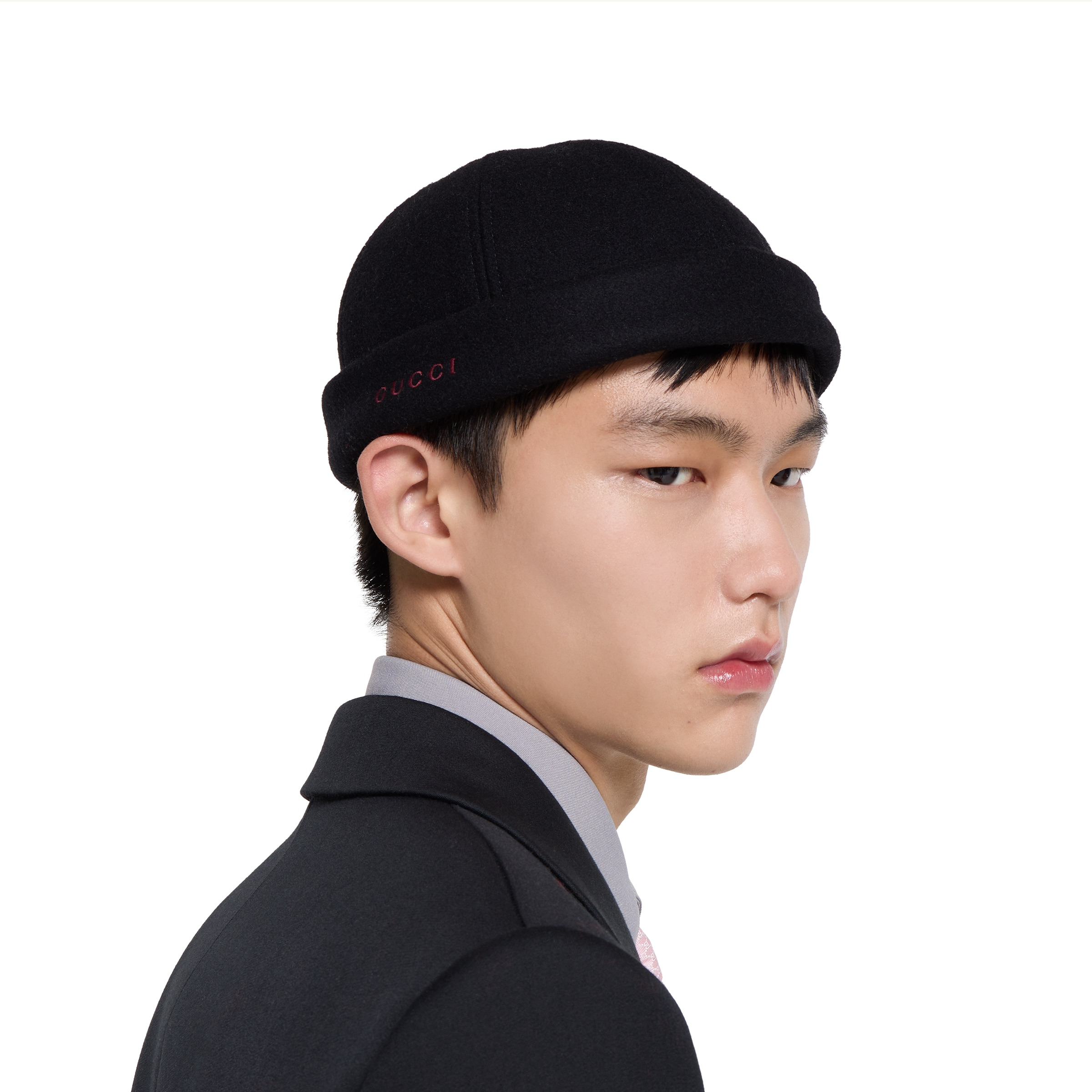 Wool hat with embroidery - 3