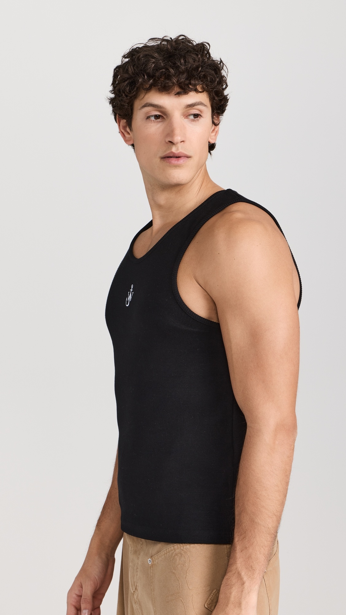 Anchor Embroidery Tank Top - 3