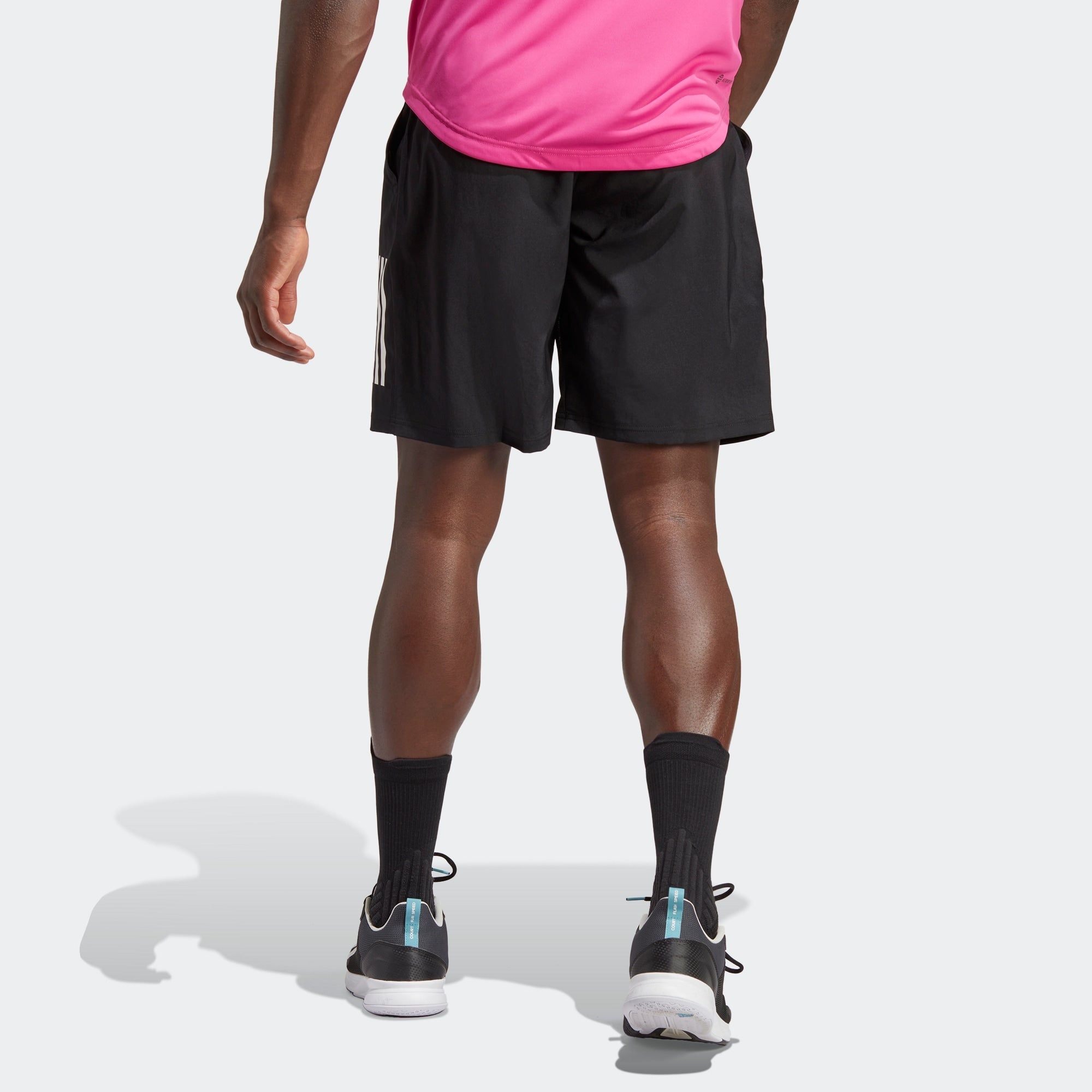 adidas Club 3-Stripes Tennis Shorts Asia Sizing 'Black' HS3253 - 3