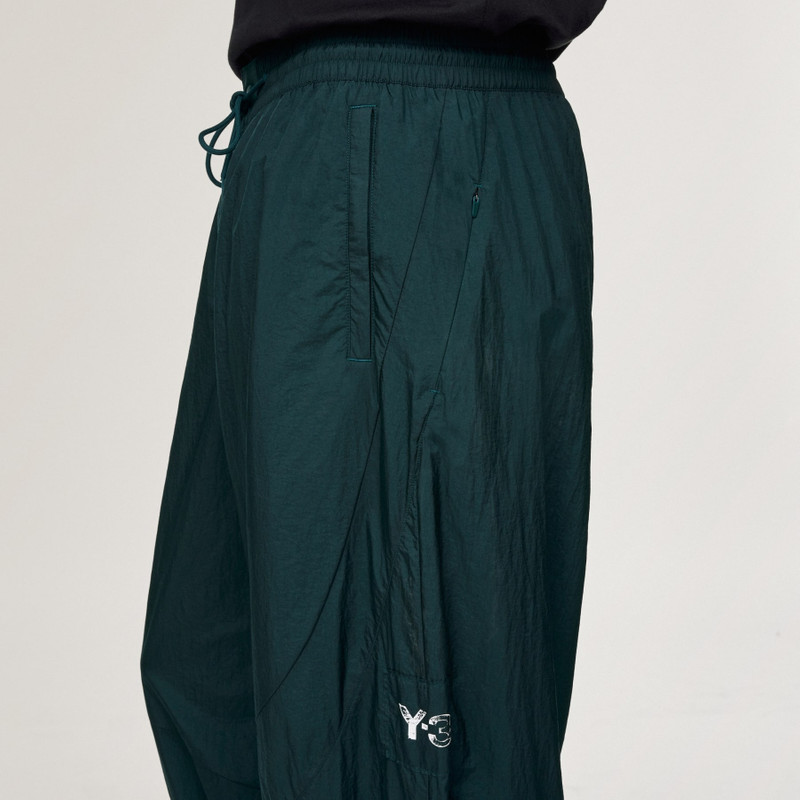 Y-3 RAW EDGE 3 STRIPES NYLON SHELL PANTS 7