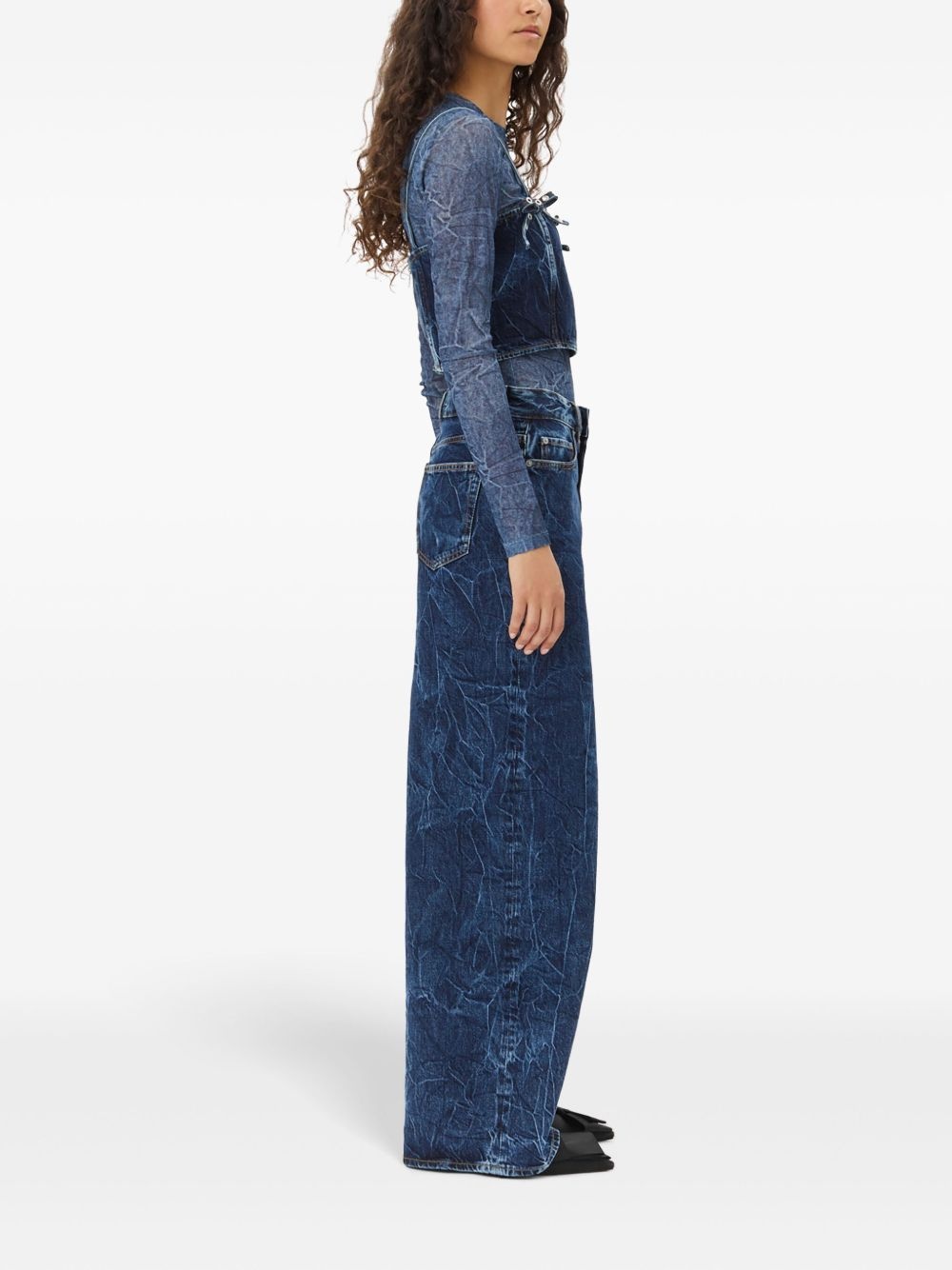 Marri crinkled-effect jeans - 3