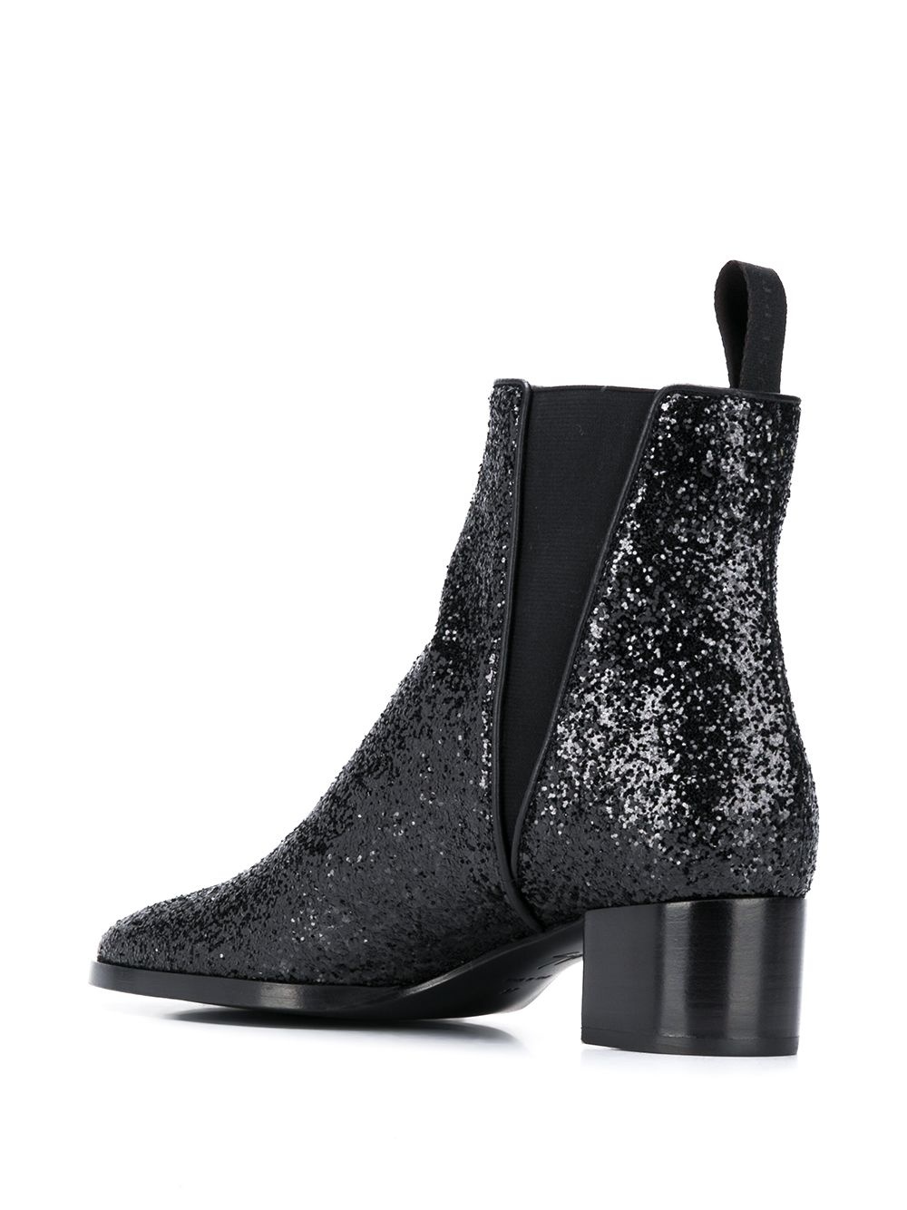 glitter detail ankle boots - 3