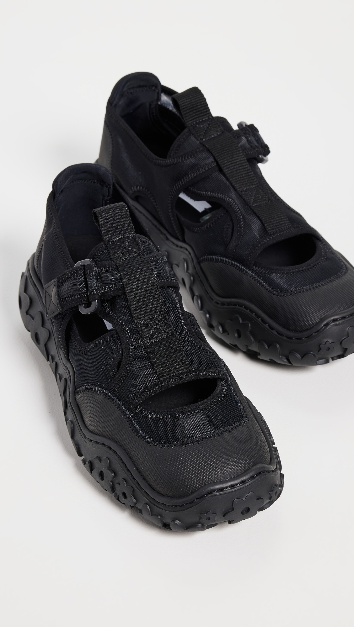 CECILIE BAHNSEN Aria Mesh Black Sneakers | shopbop | REVERSIBLE