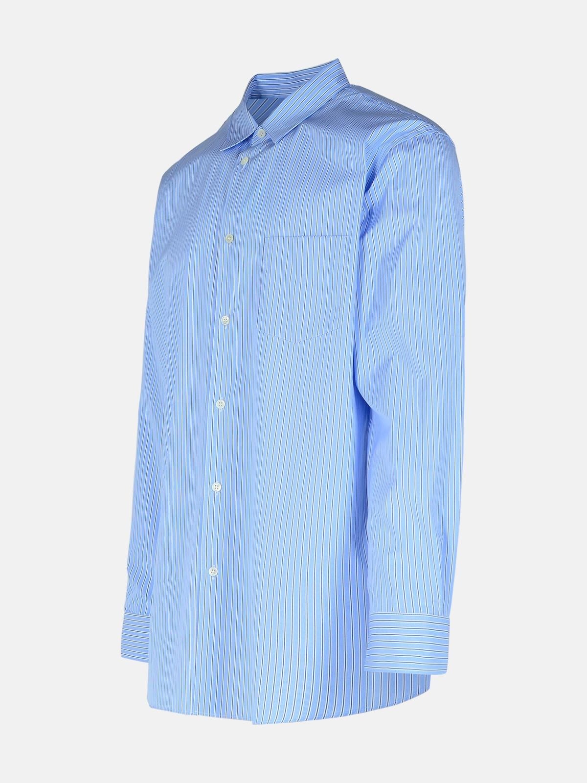 LIGHT BLUE COTTON SHIRT - 2