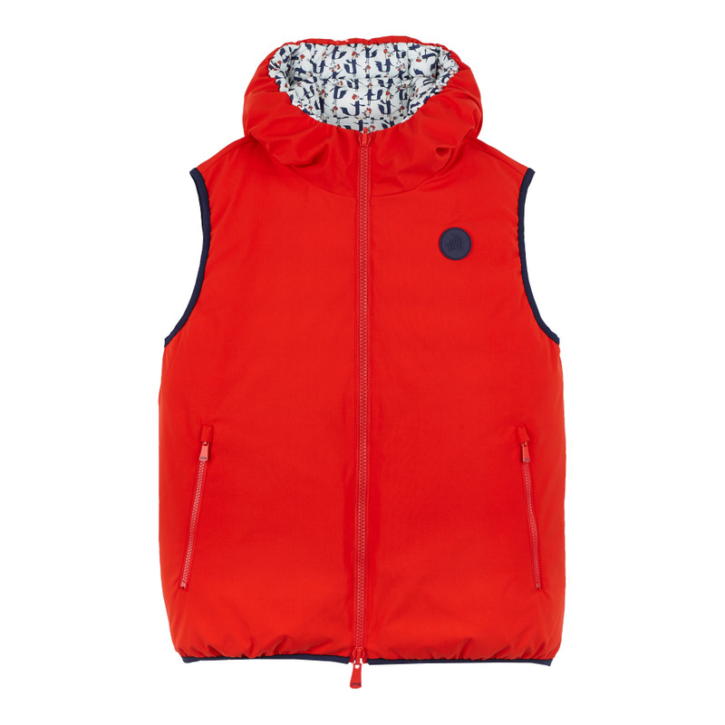 Men Sleeveless Reversible Jacket Cocorico ! 1