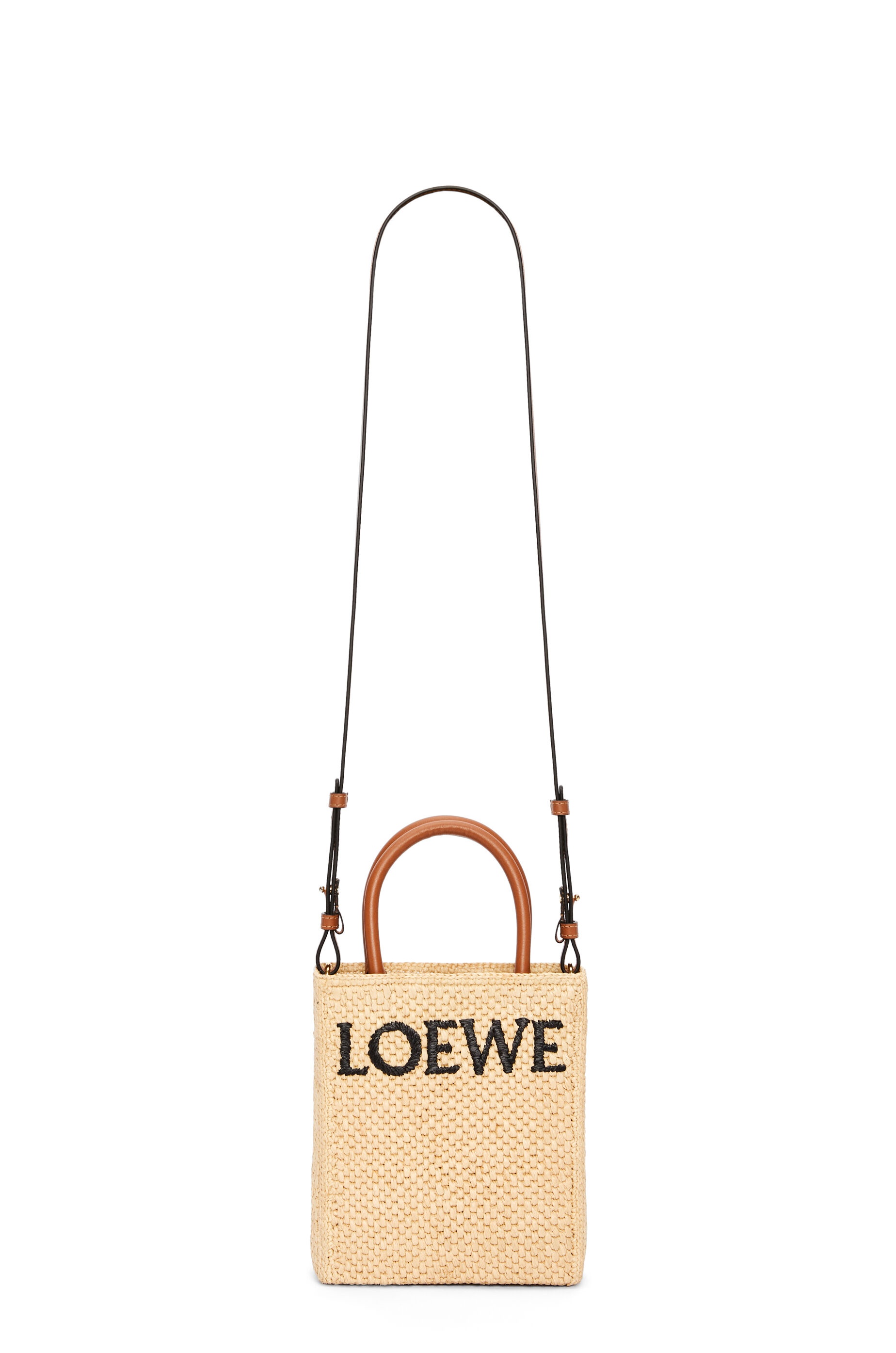Standard A5 Tote bag in raffia - 5