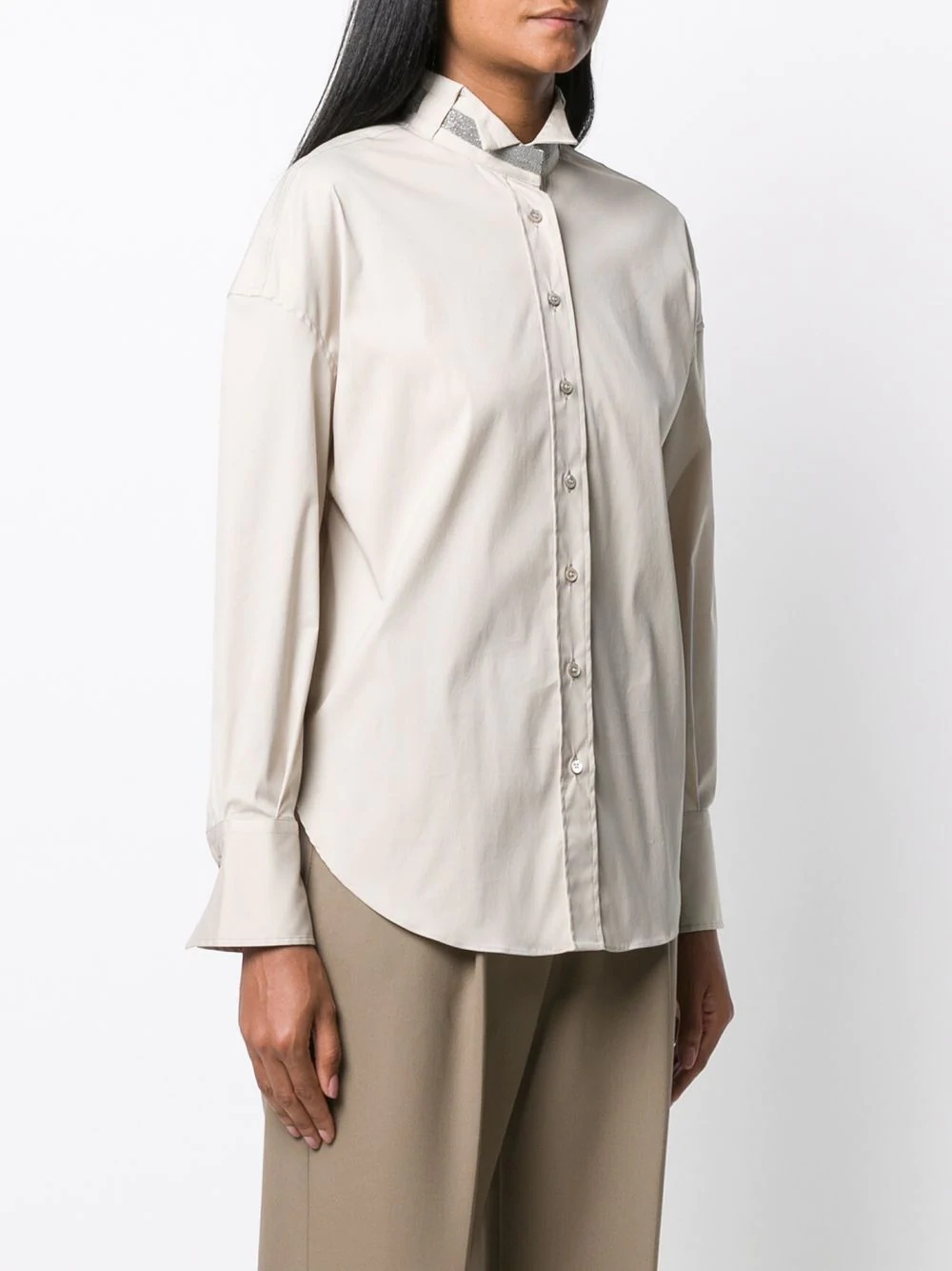 Precious wing collar shirt  - 3