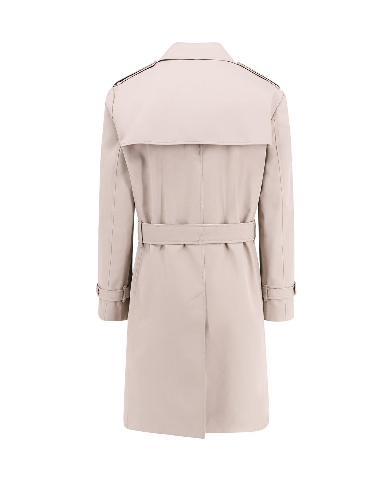 Belted Waist Trench Coat - 2