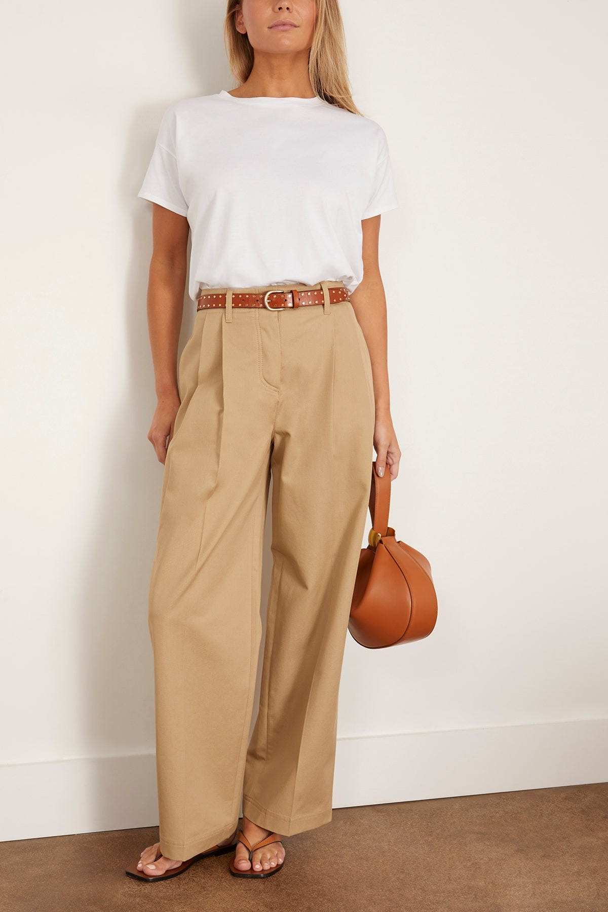 Relaxed Chino Trousers in Desert - 3