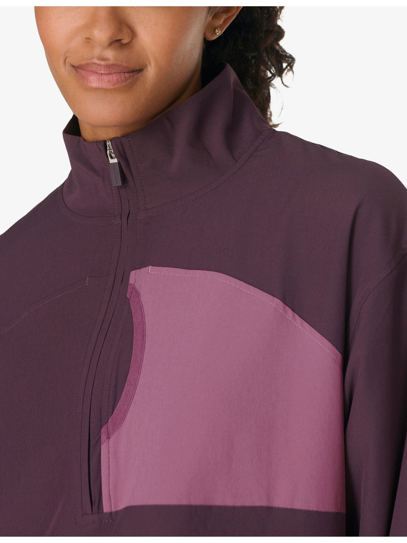 Warm Up Performance Fleece-Lined Half-Zip Woven Sweatshirt 6