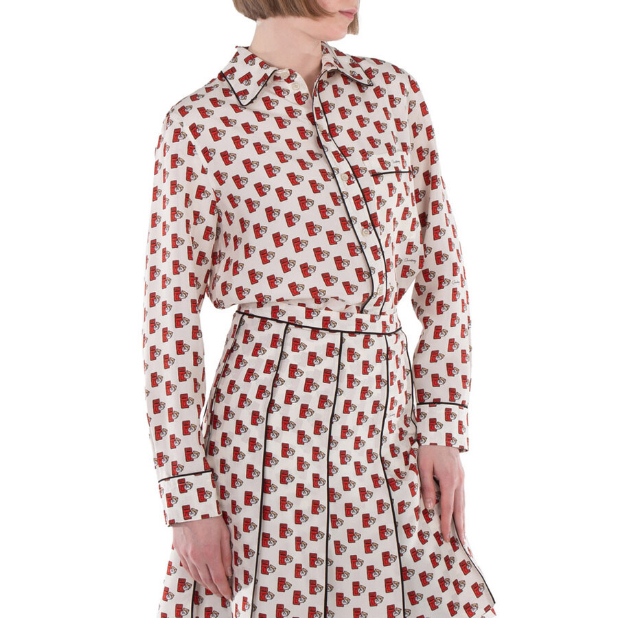 Burberry Postbox Silk Shirt - 4