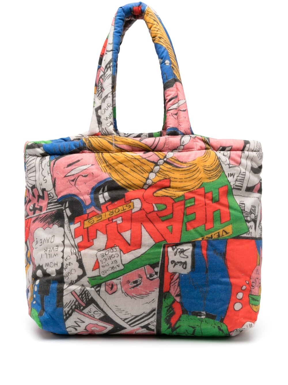 graphic-print tote bag - 1