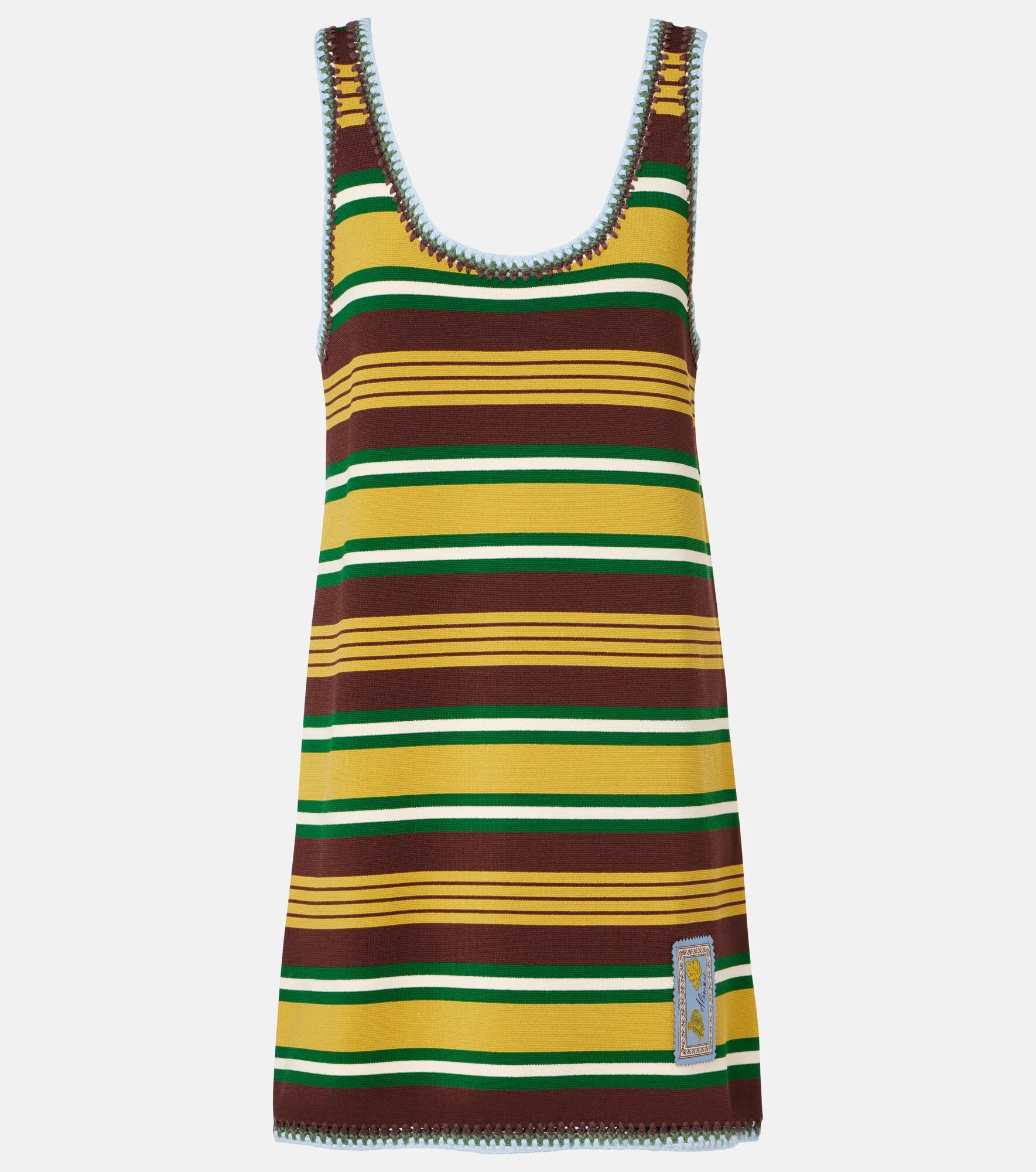 Clover striped knitted minidress - 1